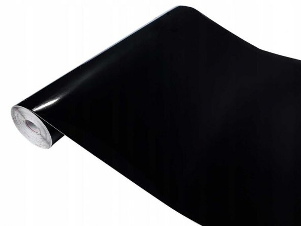 D-c-fix 546-1272 Parlak Düz Siyah Yapışkanlı Folyo (45cm x 3mt)