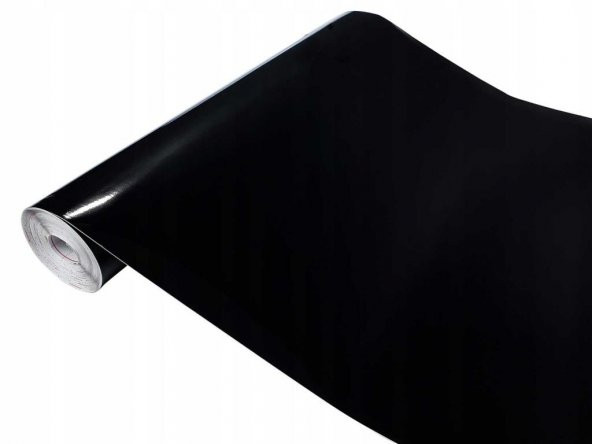 D-c-fix 546-1272 Parlak Düz Siyah Yapışkanlı Folyo (45cm x 3mt) - 10