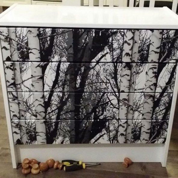 D-c-fix 346-0611 Kavak Ağacı Görünümlü Yapışkanlı Folyo - Resim 4