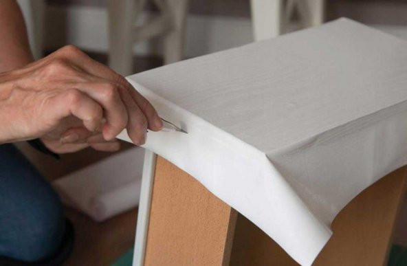 D-c-fix 200-8078 Beyaz Ahşap Desen Yapışkanlı Folyo (67,5cm x 15mt) - 7