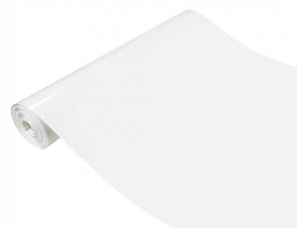D-c-fix 349-8041 Parlak Düz Beyaz Yapışkanlı Folyo (67cm x 1mt) - Resim 2