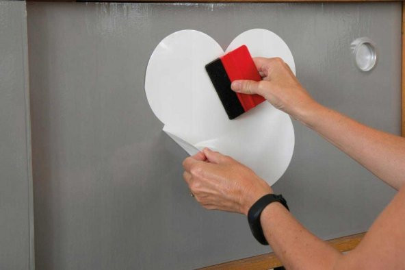 D-c-fix 349-8041 Parlak Düz Beyaz Yapışkanlı Folyo (67cm x 1mt) - Resim 3