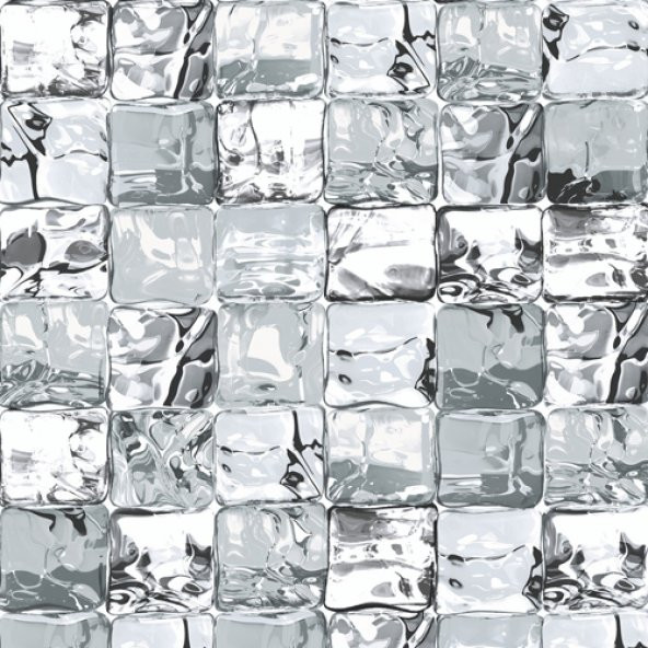 D-c-fix 334-0030 Buz Küpü Görünümlü Statik Cam Folyo (45cm x 1mt) - Resim 2