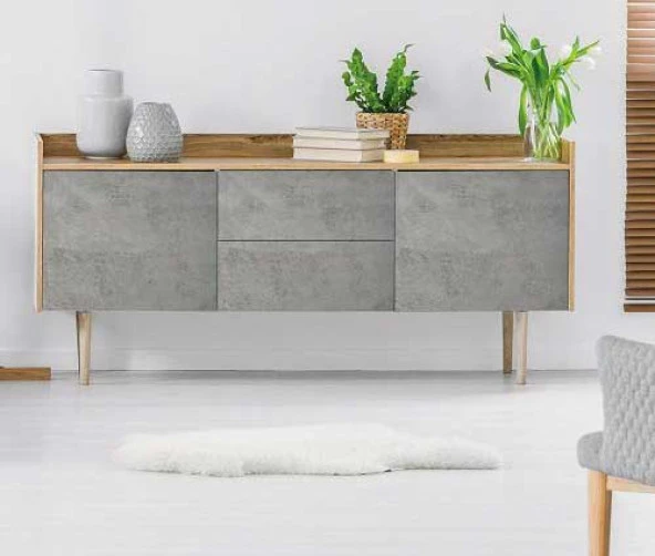 D-c-fix 346-8291 Kendinden Yapışkanlı Gri Beton Desenli Folyo - 4