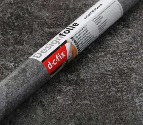 D-c-fix 346-0583 Siyah Beton Görünümlü Yapışkanlı Folyo - Resim 7