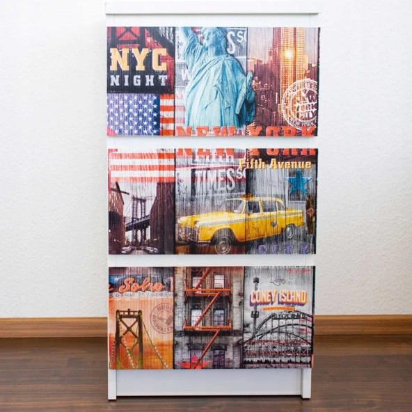 D-c-fix 346-0661 New York Pop Art Kendinden Yapışkanlı Folyo - 4