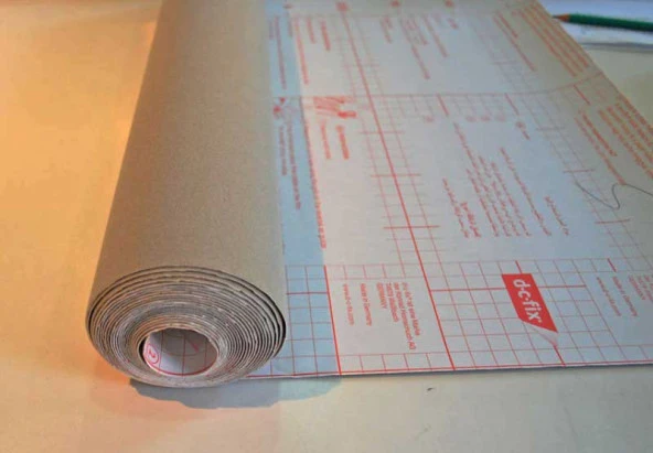 D-c-fix 348-0004 Kendinden Yapışkanlı Gri Kadife Folyo - 8