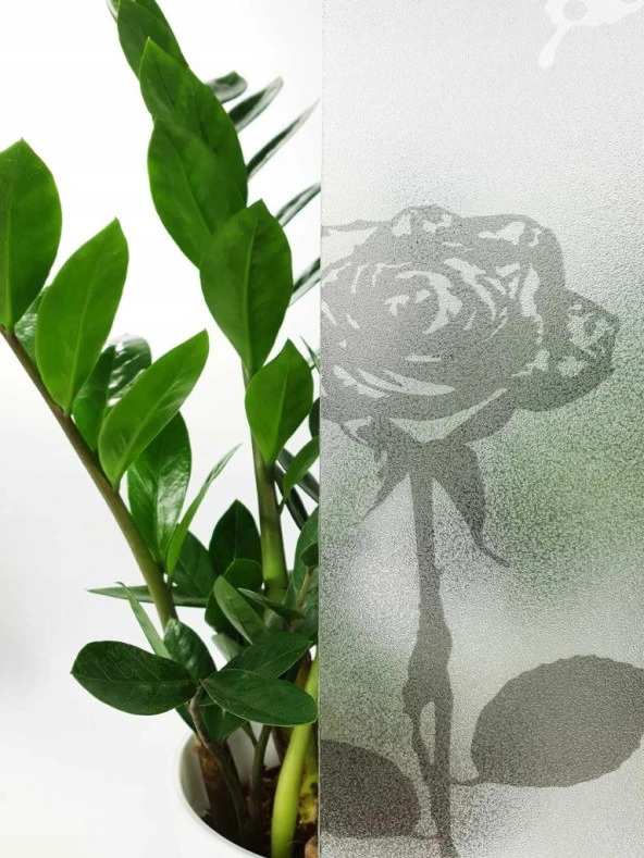 D-c-fix 334-0021 Statik Cam Folyo Çiçek Desenli (45cm x 1mt) - Resim 3