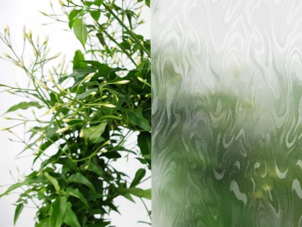 Alkor 380-0098 Dalgalı Desen Kendinden Yapışkanlı Cam Folyo (45cm x 1mt) - Resim 5