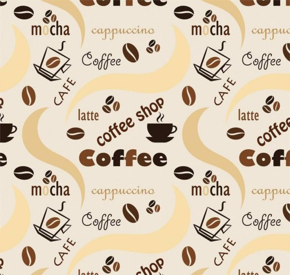 Pop Art 512078 Coffee Yazılı Duvar Kağıdı - 2