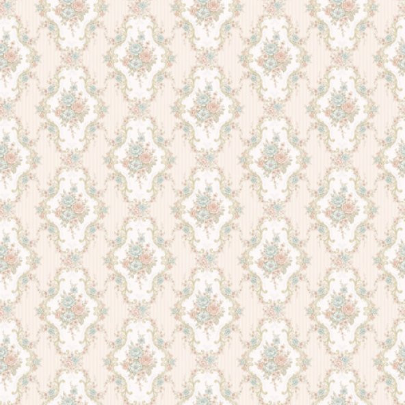 Classic 335-C Klasik Damask Desenli Duvar Kağıdı - 2