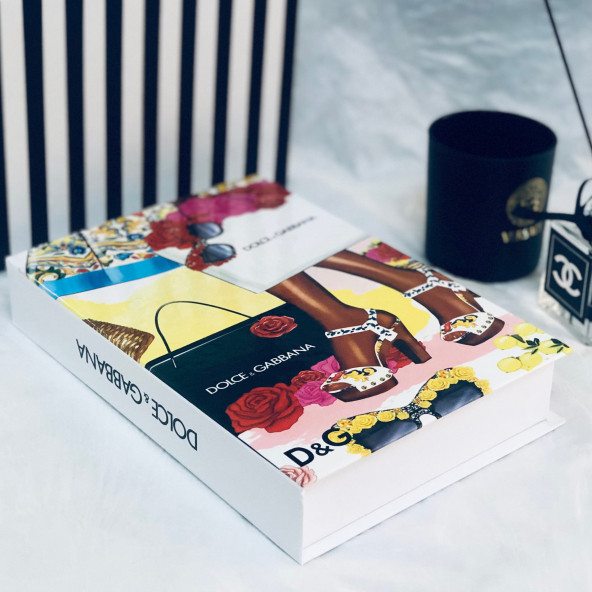 DOLCE & GABBANA OPENABLE DECORATIVE BOOK BOX CARTOON - 2