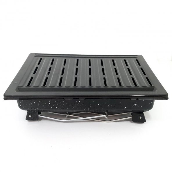 Portatif Katlanır Ayaklı Mangal Orta Boy Piknik Barbekü Mangal - 6