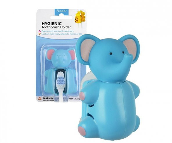Rocs Flipper Hijyenik Diş Fırçası Kabı - Fil