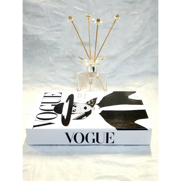 VOGUE, Woman in Hat, Openable Decorative Book Box, Fashion Fake Books, Home Decoration - 2