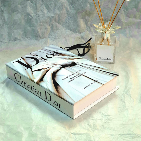 DIOR, Arched, Openable Decorative Book Box, Fashion Fake Books, Home Decoration - 2