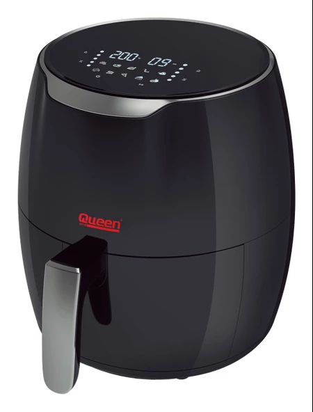 Queen Smartfryer XL Airfryer 5LT Dokunmatik Yağsız Sıcak Hava Fritözü - 2