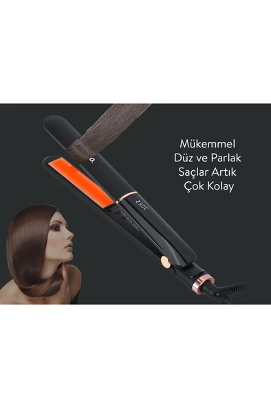 Sinbo SHD-1710 Isı Ayarlı Dijital Saç Düzleştirici Maşa Siyah - 3