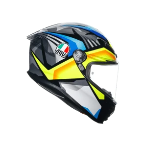 AGV KASK K6 S MPLK JOAN BLACK BLUE YELLOW