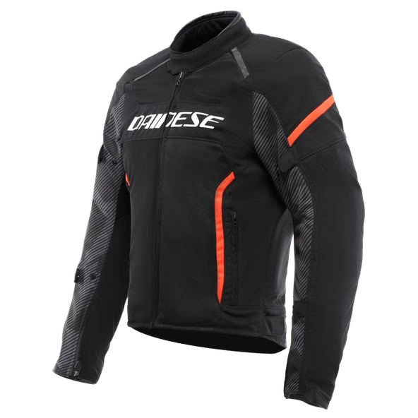 DAINESE AIR FRAME 3 BLACK BLACK RED FLUO CEKET