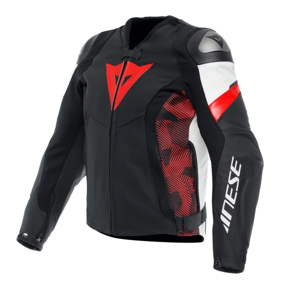 DAINESE AVRO 5 BLACK RED LAVA WHITE CEKET