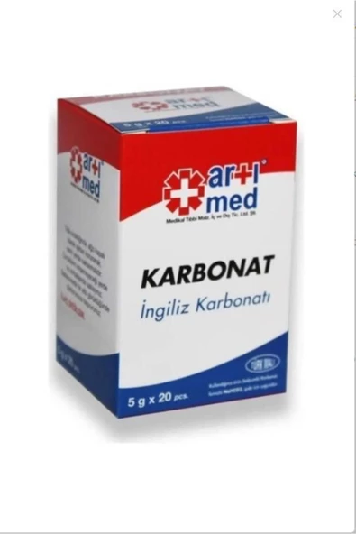 Artı ARTIMED İNGİLİZ KARBONATI 5GRX20,Lİ