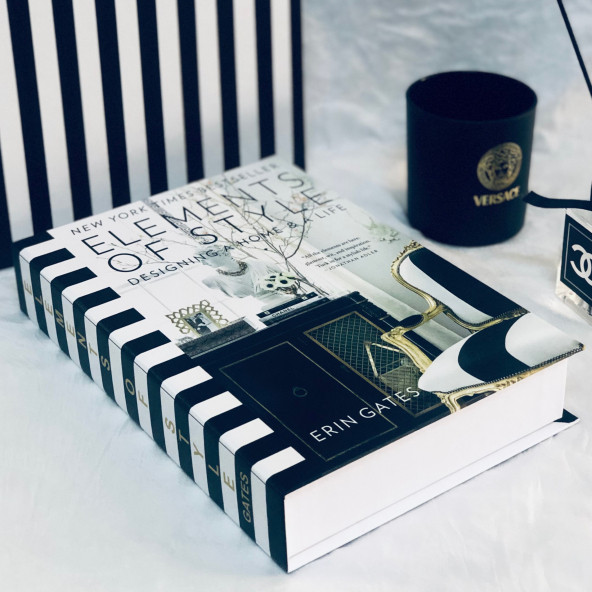 ELEMENTS OF STYLE OPENABLE DECORATIVE BOOK BOX - 2