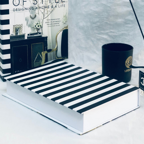 ELEMENTS OF STYLE OPENABLE DECORATIVE BOOK BOX - 3