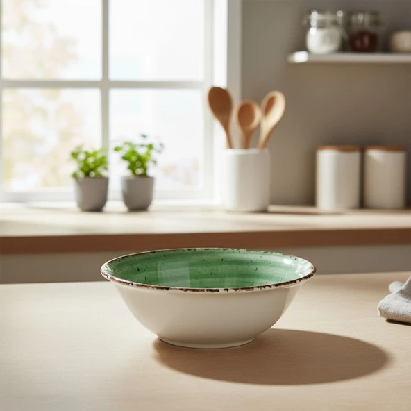 GÜRAL PORSELEN Avanos 15 Cm Bone Düz Tabak - Resim 2