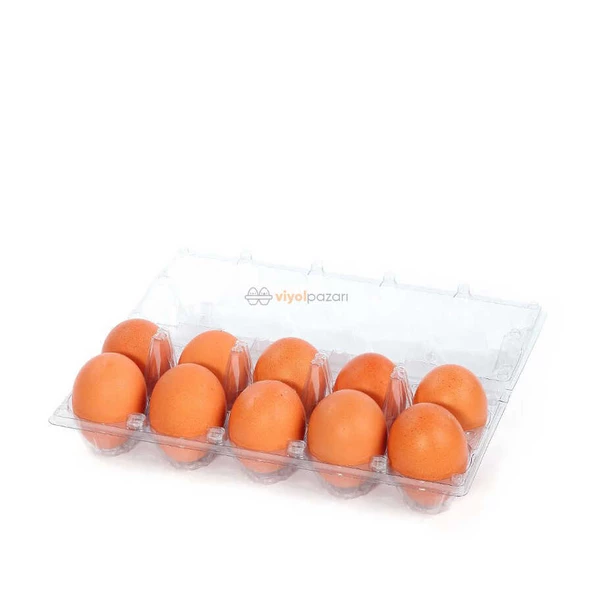 10'Lu Plastik Yumurta Viyolü (1200 Adet) - Resim 2