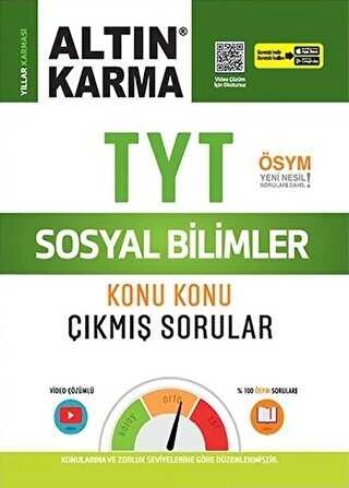 TYT SOSYAL BİLİMLER KOKU KONU ÇIKMIŞ SORULAR ALTIN KARMA