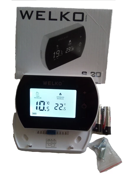 Welko Kablolu Dijital Oda Termostatı W20 S20 - 4