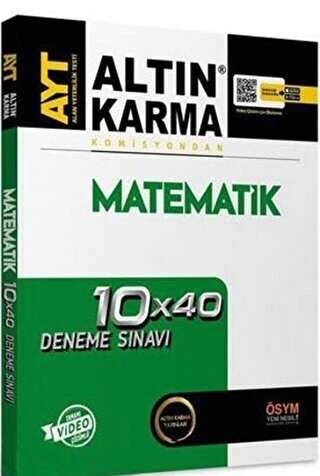 AYT MATEMATİK 10X40 DENEME SINAVI  ALTIN KARMA