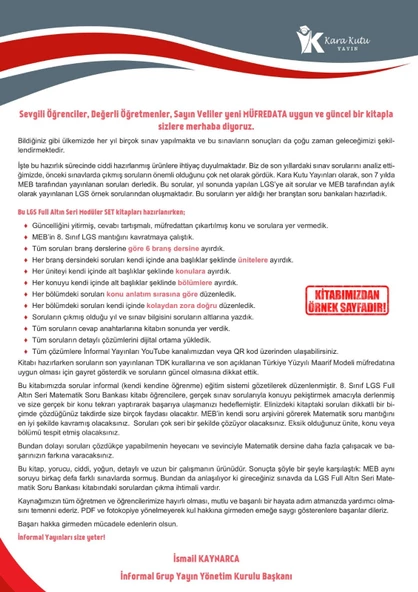 2025 8.Sınıf Full LGS Altın Seri TÜRKÇE MEB Çıkmış Soru Bankası Modüler Seti PDF/Video Çözümlü - 3