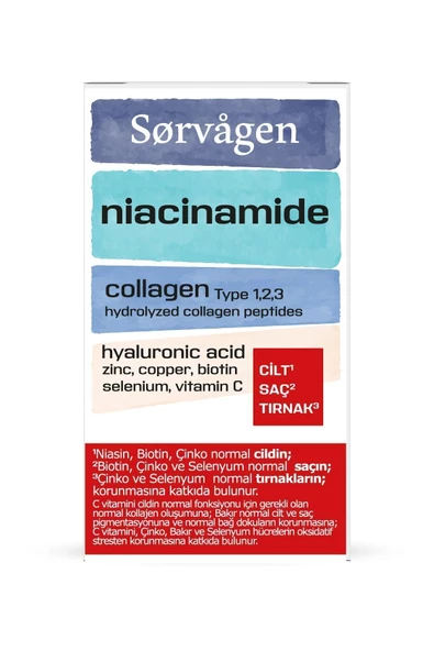 SORVAGEN Niacinamide Collagen / Kolajen Hyaluronic Acid Tablet - 2