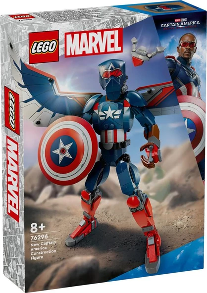 LEGO Super Heroes 76296 New Captain America Construction Figure ürün görseli 1