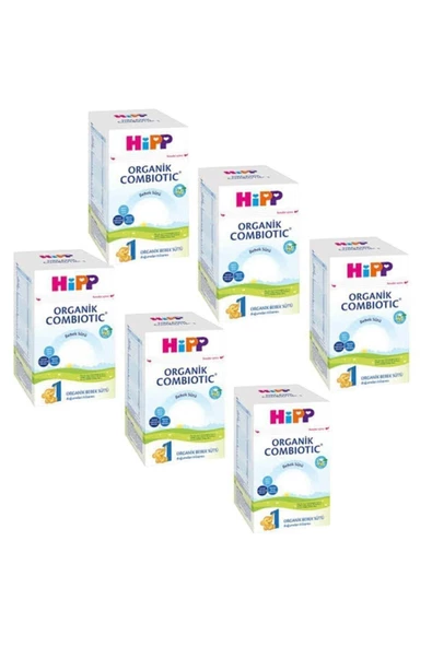 HİPP 1 Organik Bebek Sütü Combiotic 800 gr X 6 Adet