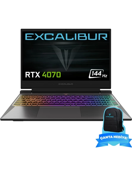 Casper Excalibur G870.1270-BV70X-B i7-12700H 16 GB 500 GB SSD RTX4070 15.6" Full HD Gaming Laptop - 4
