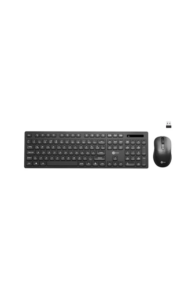 Kw201 Kablosuz Türkçe Q Klavye & Mouse Set Siyah