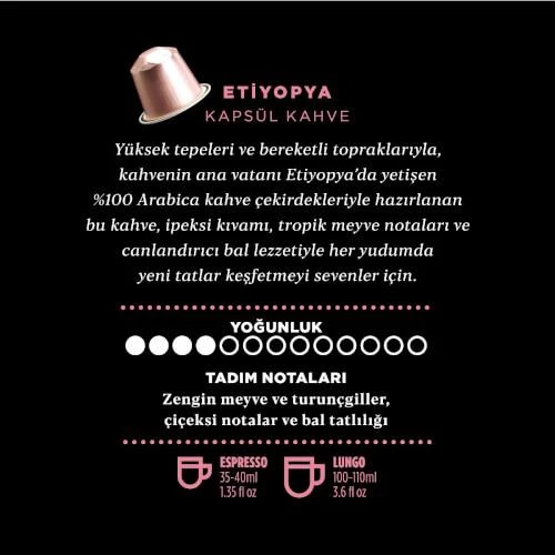 Kahve Dünyası Espresso Kapsül Tanışma Paketi 50 Kapsül - 11