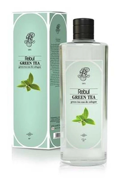 REBUL 250ml Green Tea Kolonya Cam Şişe