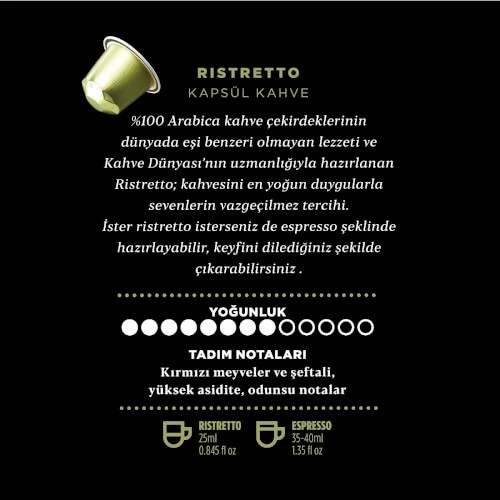 Kahve Dünyası Espresso Kapsül Tanışma Paketi 50 Kapsül - 5