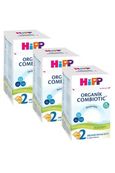 HİPP 2 Organik Combiotic Devam Sütü 800 Gr X 3 Adet