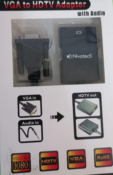 NİVATECH NTC-655 VGA TO HDTV ADAPTÖR