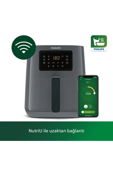 Philips Hd9255/60 Rapid Air 5000 Serisi Airfryer - Uzaktan Bağlantılı - 2