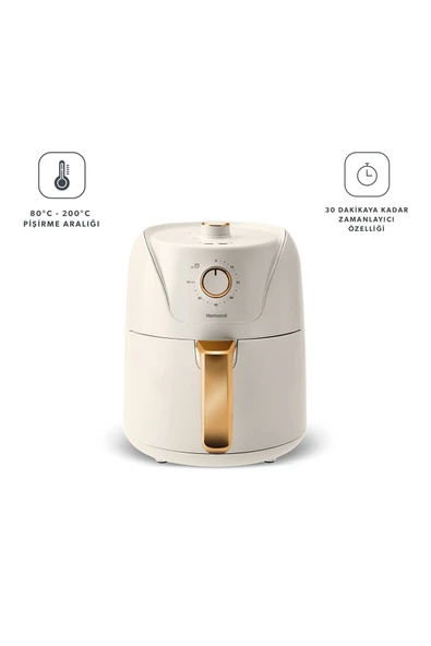 HOMEND Airfryday 2505h 8 Farklı Programlı, 4,3l Yağsız Fritöz - 4