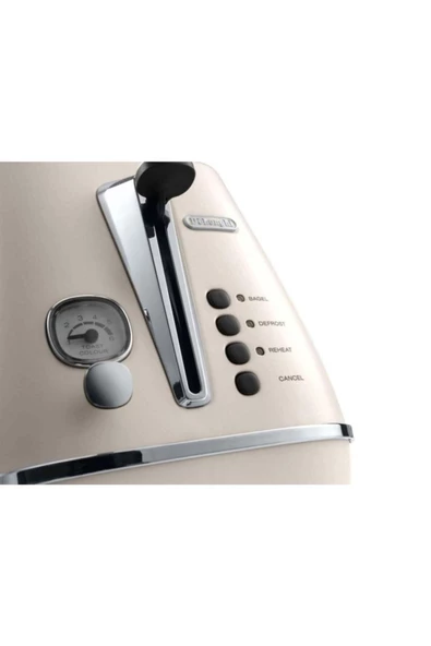 DELONGHİ Distinta Ctı2103.w Ekmek Kızartma Makinesi (beyaz) - Resim 3