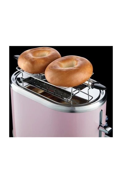 RUSSELL HOBBS 25081-56/RH Bubble Soft Pink Ekmek Kızartma Makinesi - Resim 4