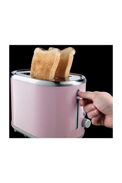 RUSSELL HOBBS 25081-56/RH Bubble Soft Pink Ekmek Kızartma Makinesi - Resim 3