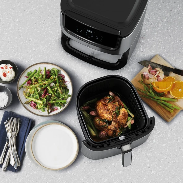 Electrolux Explore 6 E6AF1-6ST 8 Programlı, Dokunmatik LCD Ekranlı, 7 L Sepet Kapasiteli AirFryer - Resim 5